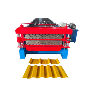 Giá rẻ hai lớp cuộn tạo thành máy đôi boong cuộn hình thức làm mái máy - Product Image 1