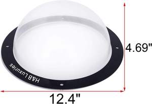 Luxus langlebiges Acryl-Kuppel-Hunde fenster für Zaun zum Äußeren für befriedigende neugierige Haustiere - Product Image 2