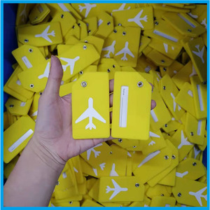 Biểu tượng tùy chỉnh PVC du lịch la bàn tăng hành lý tag thời trang ID tag trong một loạt các màu sắc của hành lý lên máy bay vượt qua thẻ du lịch - Product Image 6