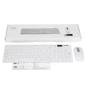 <strong>Wireless</strong> <strong>Keyboard</strong> and <strong>Mouse</strong> Set for Office Desktop New Black and White <strong>Mouse</strong> and <strong>Keyboard</strong> <strong>Combos</strong> for Laptop and <strong>Computer</strong> - Product Image 3