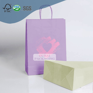 Chất lỏng che khuyết điểm bên ngoài bao bì túi giấy tùy chỉnh Hydrating kem mắt trắng nghệ thuật giấy bao bì túi với Ribbon xử lý - Product Image 5