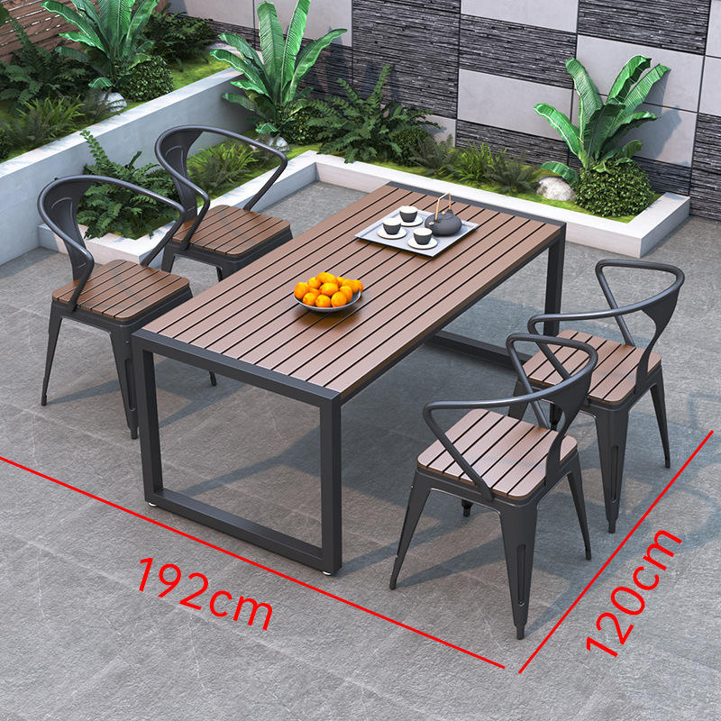 4 chairs 120*60 long tables