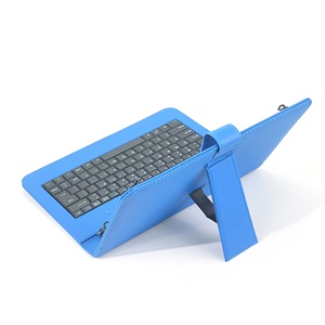 Machen Sie Kamera löcher Designs Universal Android 9.7 10,1 Zoll Tablet PC Leder Tastatur Fall mit Micro USB Typ C Kabel Tastatur - Product Image 3
