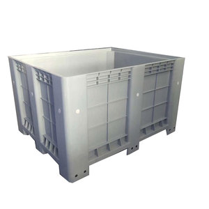 Contenedor de almacenamiento sólido a granel, 1200x1000mm, caja de palés de plástico grande apilable - Product Image 2