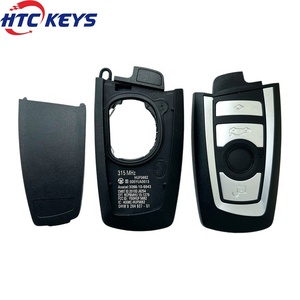 Yedek akıllı kart anahtar kabuk 4 düğme otomatik uzaktan anahtar durum için B-MW F serisi uzaktan araba anahtarı - Product Image 5