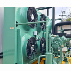 Soğuk hava kompresörü ünitesi için 0 derece soğutma 5hp-condensing yoğuşmalı ünite hava soğutmalı açık tip - Product Image 1