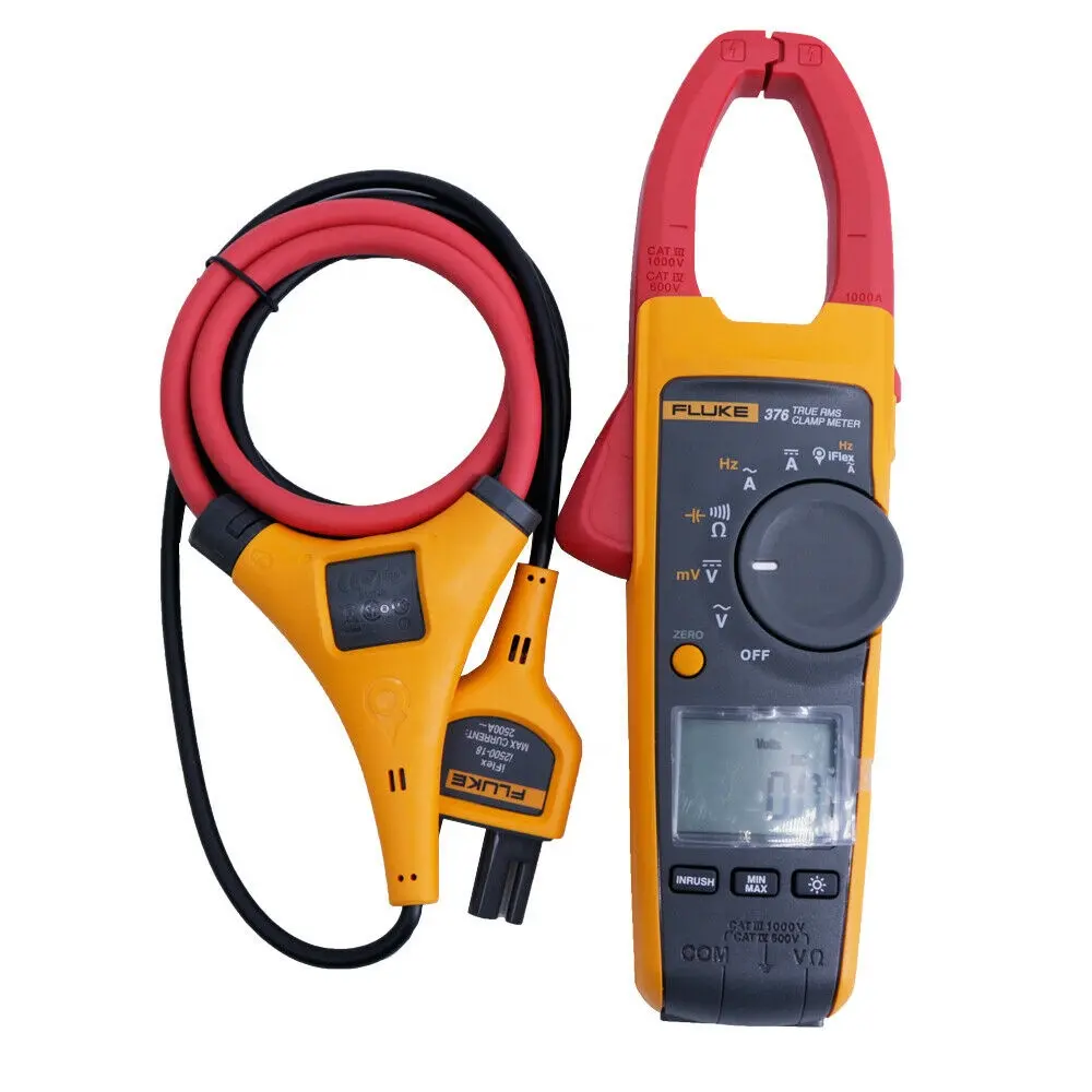 Fluke 376 True RMS kelepçe metre i2500-18 iFlex Flex kablo