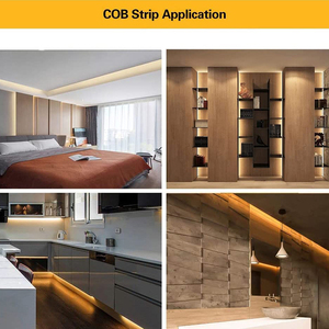 Düşük tüketim 24V cob led şerit RGBW 6500K 1M/3M/5M/10M seçeneği IP20 240 LEDs/M esnek bant halat işık/led şerit - Product Image 6