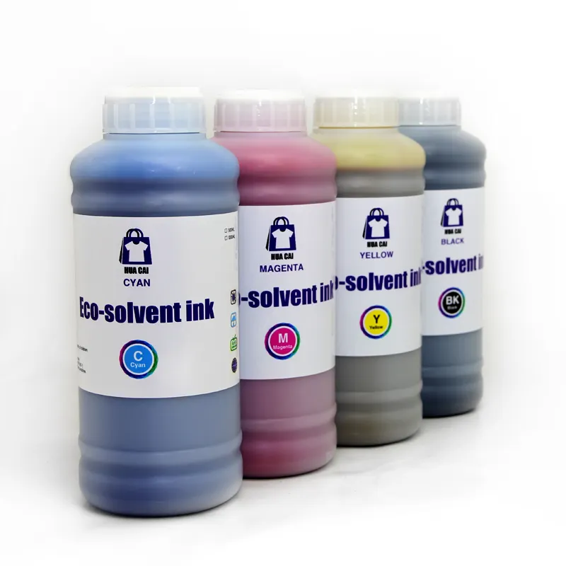 Tinta solvente eco-solvente de 1 litro, 1000ml, tinta para impressão epson eps i3200 i3200e xp600 tx800 dx4 dx5 dx7