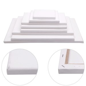 Wholesale 100% Cotton Professional Blank <strong>Canvas</strong> 16x 20 Inch Stretched White <strong>Canvas</strong> for Beginner and Artist Painting