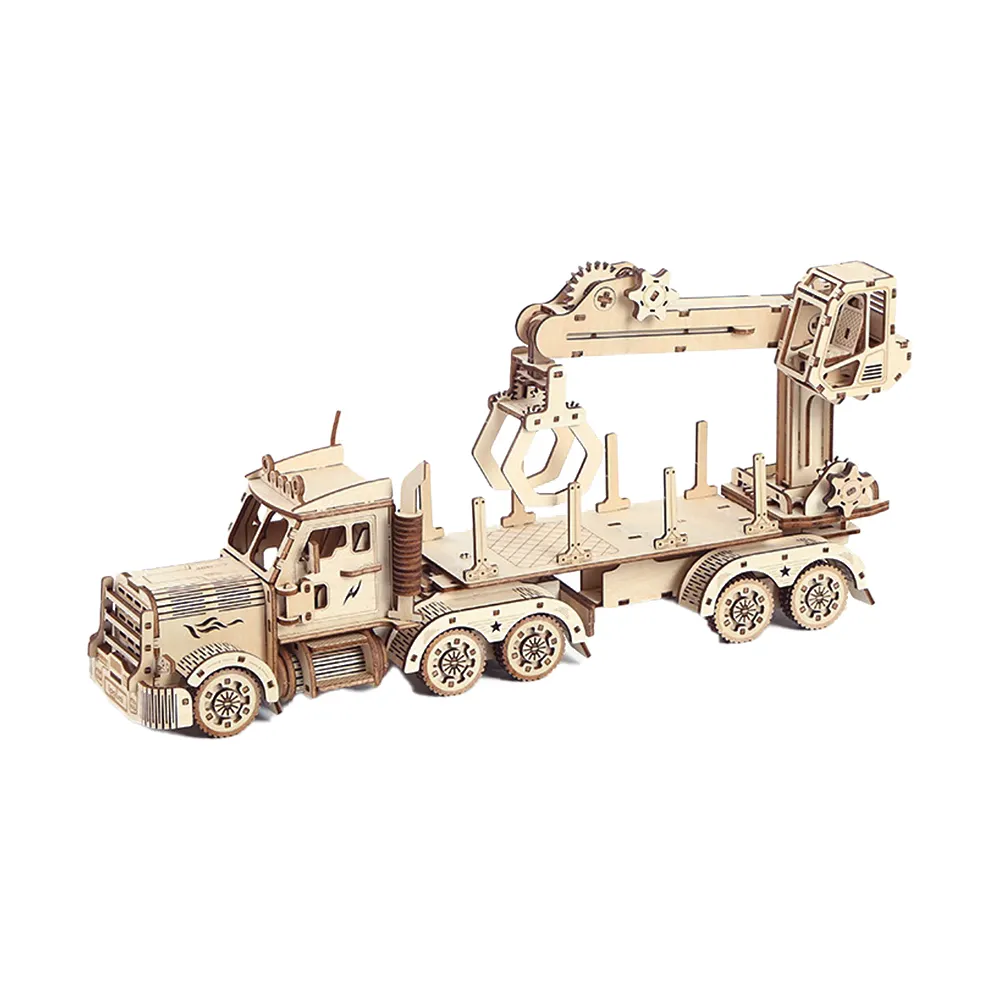 3D câu đố bằng gỗ cơ khí Mô hình xe tự xây dựng xe Bộ dụng cụ quà tặng cho người lớn và trẻ em vào ngày sinh nhật