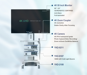 IKEDA YKD-9211 4K endoscópio médico câmera Laparoscopia torre endoscopia instrumento