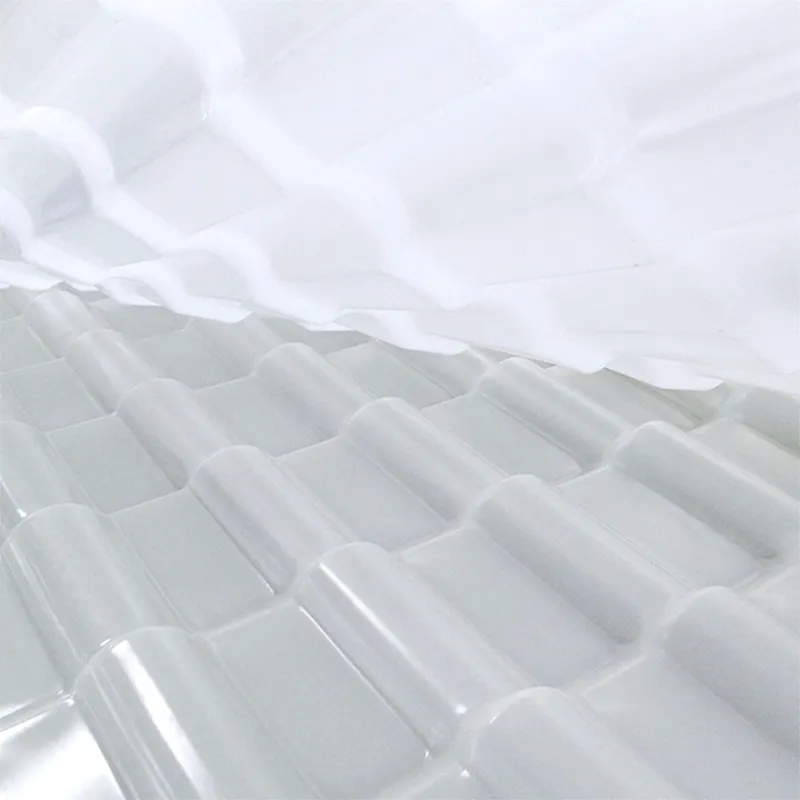 Panel de tejas de policarbonato de plástico para techo, panel de tejas con revestimiento UV transparente para doblar parasol