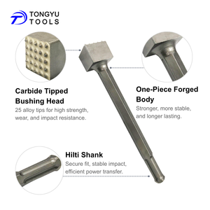 <span class=keywords><strong>Hilti</strong></span> shank booking כלי 1-3/4 "x 12",25 שיניים ראש בטון צ 'יזל עבור משטח גרירה וציפוי להסרת ציפוי - Product Image 3