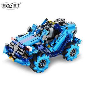 HOSHI Remote Control Block Self-Designed <strong>Programmed</strong> Mecanum Wheel Ice Battle Car Budilding Block Kit <strong>Tech</strong> Mechanical Stem Toys - Product Image 4