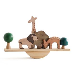NEW Animal <strong>Pattern</strong> Wooden Teething Colorful Teethers Baby Stacking Toys Non Toxic <strong>Building</strong> Stacker <strong>Blocks</strong>