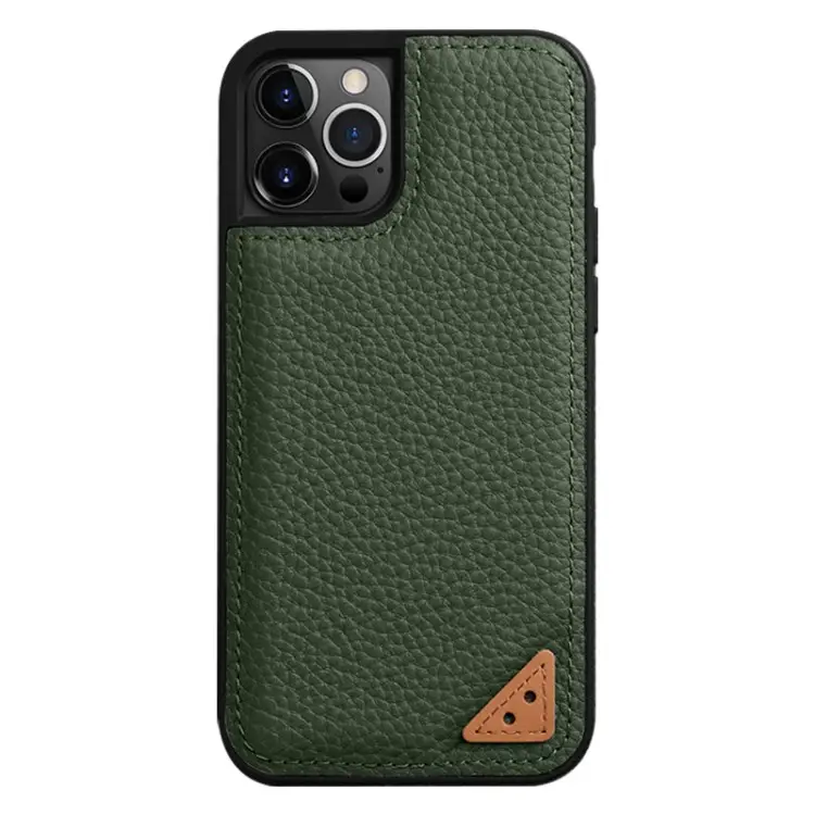 Melkco Beschermhoes Voor Iphone 13 14 Pro Max Echt Koe Leder Microfiber Lederen Pc Telefoonhoesje