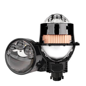 RRカーヘッドライト3インチR-AS001CユニバーサルバイLEDプロジェクターレンズ超ブライトトライレーザーLEDヘッドライト電球 - Product Image 1