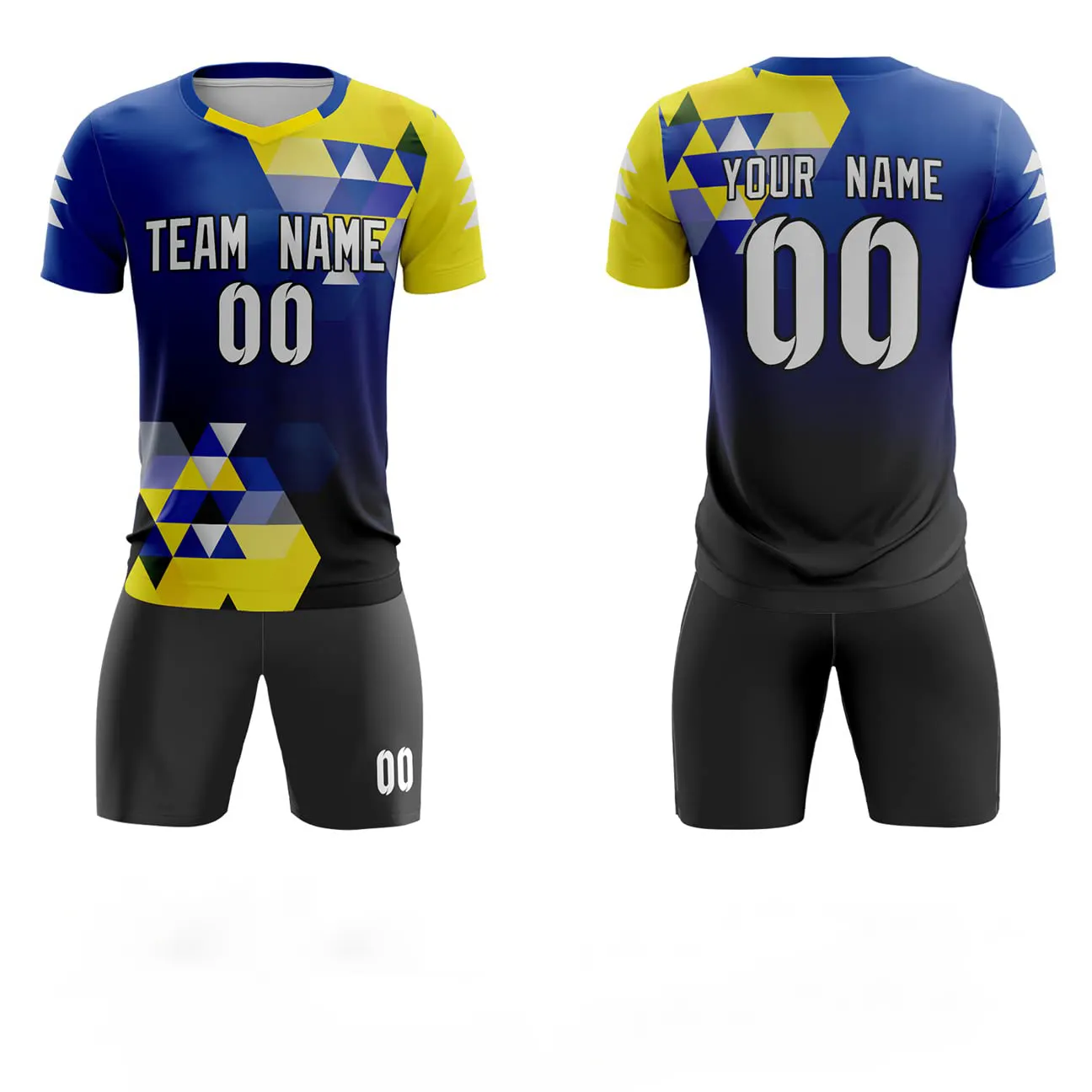 Manga de fútbol desgaste uniforme camiseta de fútbol personalizado de fútbol para equipos y uso personal uniforme de fútbol