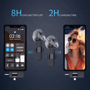 <strong>3</strong> in 1 Dual Lapel Microphone Lavalier Wireless Microphone for iPhone Android Camera Interviews Live Streaming <strong>YouTube</strong> TikTok
