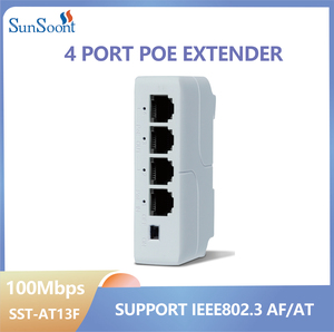 Poe Extenderスイッチ1 ~ 3ポートPoEイーサネットExtenderポート高速IEEE802.3af/at 10/100M電源ポート出力用IPカメラ - Product Image 6