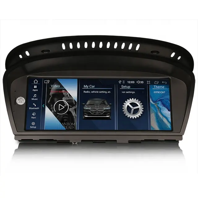 Erisin ES3360I 2K IMAX IPS Android 13 Qualcomm Snapdragon Car Stereo GPS for BMW Satnav BT5.0 CarPlay AUTO DSP DVD Headunits