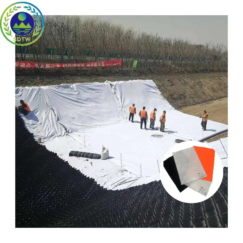 Shandong taiwei-geotextil no tejido de ingeniería, fabricante de aplicación de geotextil de Mascota