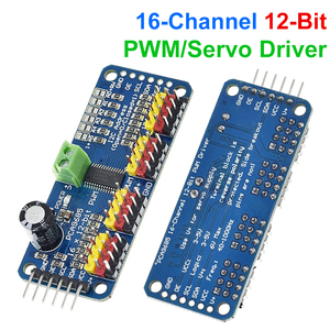 TZT 16 kanallı 12 bit PWM/Servo sürücü-I2C arayüzü-PCA9685 Arduino ahududu Pi DIY Servo kalkan modülü için