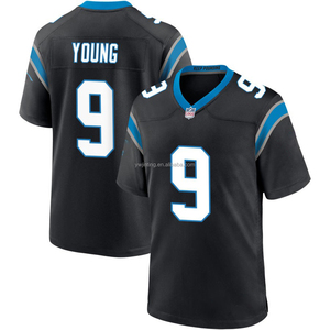 2024 Người Đàn Ông Của Carolina Jersey Tùy Chỉnh Mỹ Bóng Đá Áo Sơ Mi Khâu Thêu Thanh Niên Đồng Phục Thể Thao Mặc Với Logo - Product Image 3
