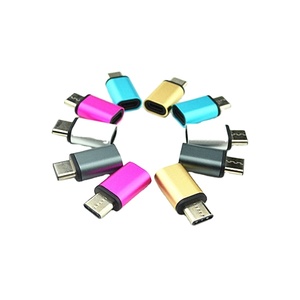 Micro USB 3.1 适配器男性到 USB Type C 女性适配器数据同步充电适配器 - Product Image 1