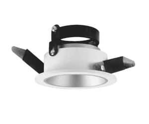 GUPO tavan gömme sabit GU10 gugu5.3 MR11 çerçeve yuvarlak kesme 80mm krom siyah yansımasız Led spot fikstür - Product Image 3