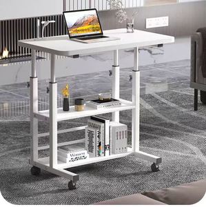 Elevador de mesa de ordenador móvil para oficina en casa, mesa de ordenador portátil, mesita de noche multiusos, soporte de mesa de ordenador ajustable - Product Image 4