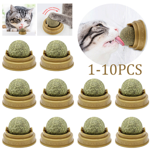 Juguetes de Hierba Gatera para Mascotas, Bola Comestible de Hierba Gatera, Bola de Menta para Gato Saludable, Pura Menta Natural, 1-10 Unidades - Product Image 3