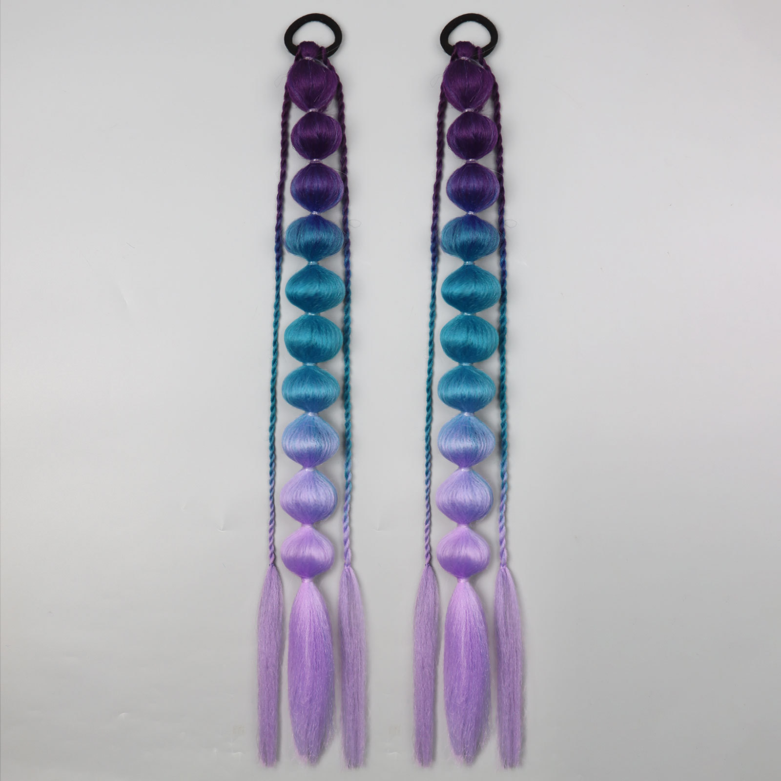 Morado oscuro + azul + morado