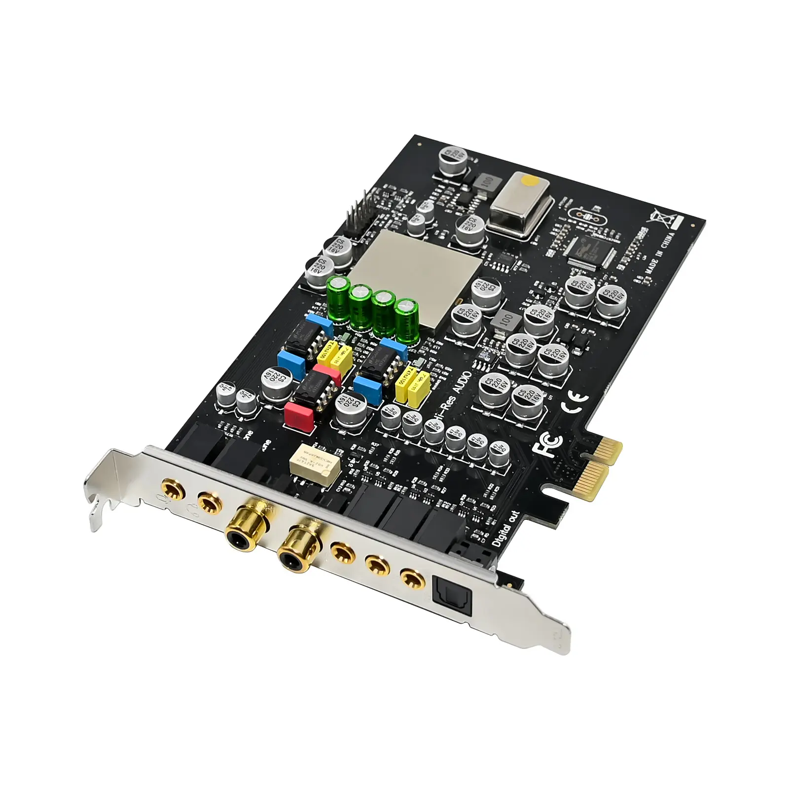 SUNWEIT ST111 Carte son audio PCIe CM8828 Pro TCXO HD