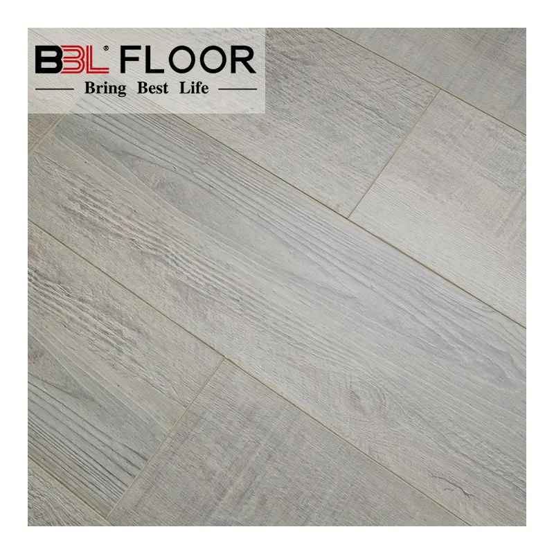 Piso laminado BBL CE certificado clic bloqueo HDF 12mm AC3 suelo laminado