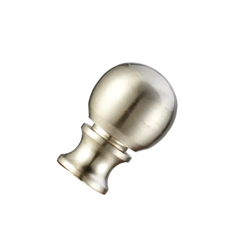 Atacado fabricante direto novo design exquisitamente-feito esfera lâmpada enfeite com superfície lisa escovada