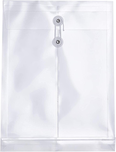 Großhandel durchsichtige Kunststoff umschläge Poly umschläge Erweiterbare Dateien Dokument ordner mit Knopf und Schnur verschluss - Product Image 4