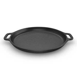Cast Iron Non Stick Pizza Pancake Pan Baking Pan Iron Pizza Pan <strong>Skillet</strong> for Cooking - Product Image 2