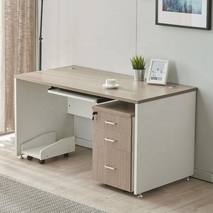 YIFAN <strong>Customized</strong> Modern Design L-Shape Wood Office Desk with 3-Drawer Manager <strong>Computer</strong> Desks for Living Room Furniture - Product Image 2