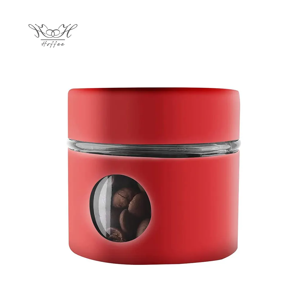 Mini canister de café portátil de 1.4oz, recipiente para armazenar alimentos de viagem, grãos de café, canister hermético