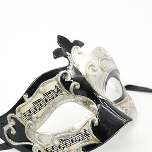 하이 퀄리티 플라스틱 DIY 파티 마스크 손으로 그린 베네치아 스타일 Half Face 가장 무도회 공 의상 할로윈 결혼식 직접 - Product Image 4