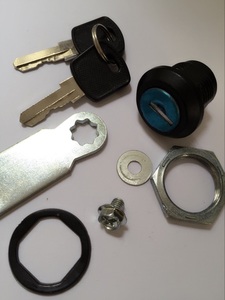 60mm Backset düz kolu ve çeyrek dönüş anti-dağıtım kabine kapı MS705-3E ile HANBEI kam kilidi küçük silindir kilitleri - Product Image 4