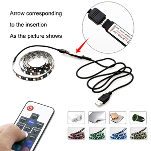 ESann USB LED-Strip-Controller RGB IR RF-Fernbedienung 5V-24V USB-LED-Streifen leuchte 17Key Remote Wireless Controller - Product Image 6