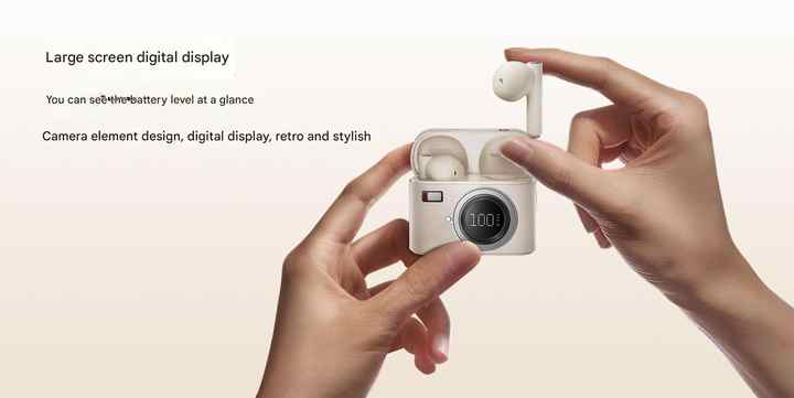 Throwback Style Wireless Earphones: Semi-In Ear Comfort + Pro Noise Cancellation | Battery That Outlasts Your Day