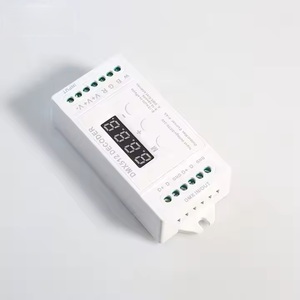 RGB/RGBW aydınlatma çözümleri için manuel anahtar dijital ekran PWM DC9-24V denetleyici ile 4CH LED şeritler DMX512 dekoder - Product Image 6