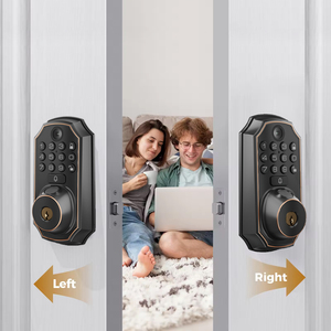 Sinovo Video Smart Lock Visual Intercom Fünf Entriegelung methoden App Fernbedienung Anti-Peeping Gummi tastatur Smart Türschloss - Product Image 5