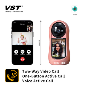 ICSEE 3MP智能云IP摄像机室内AI视频网络WIFI内置麦克风CMOS传感器sd卡可视化双向音频家庭