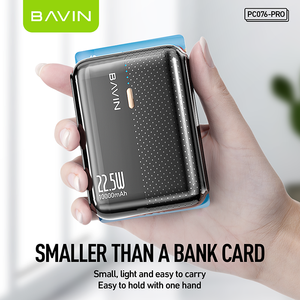 BAVIN Factory Customized Powerbank 10000mAh PD 20W Qi 3.0 Fast Charging <strong>10000</strong> Mah Power Bank PC076 <strong>Pro</strong> - Product Image 3