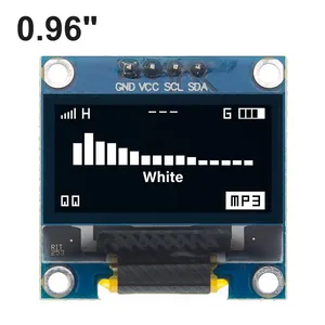 0,96 Zoll OLED SSD1306 Weiß/Blau/Gelb 128 X64 IIC I2C Serielles Anzeige modul 12864 LCD-Bildschirm platine Für Arduino